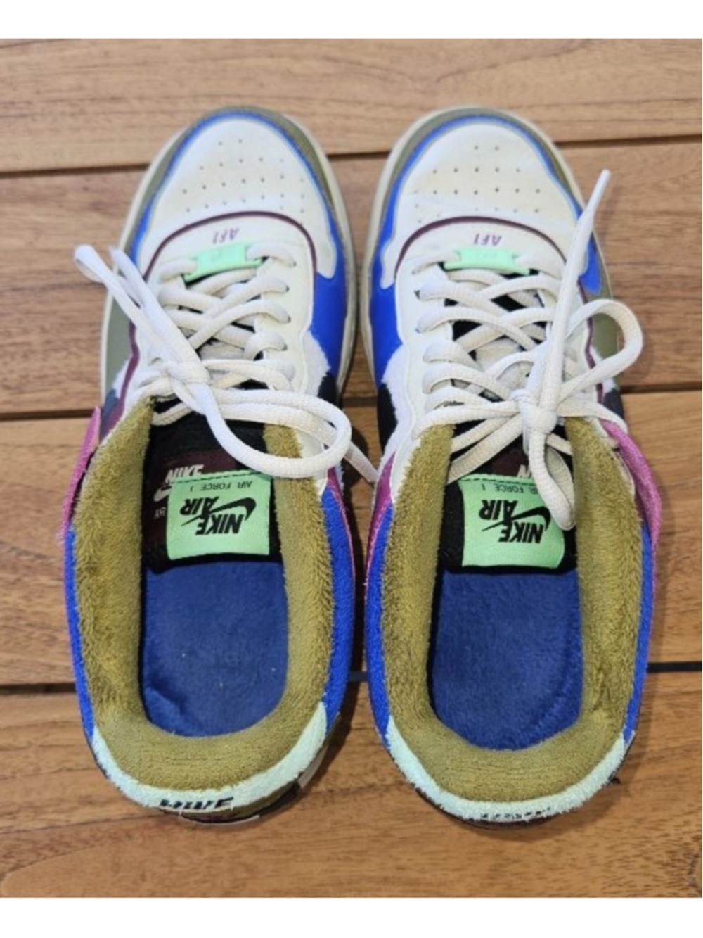 Nike Air Force 1 Shadow SE Cactus Flower Shoe CT1985-500 WMNS RARE!!! Size 9.5 - Picture 4 of 8